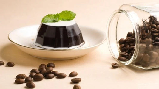 Gelatina de café sin azúcar