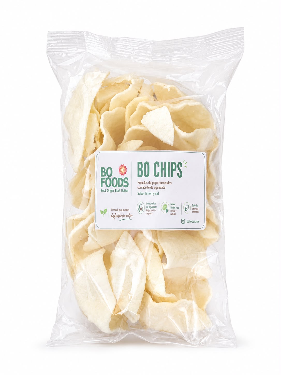 BO CHIPS Limón y sal 5 piezas