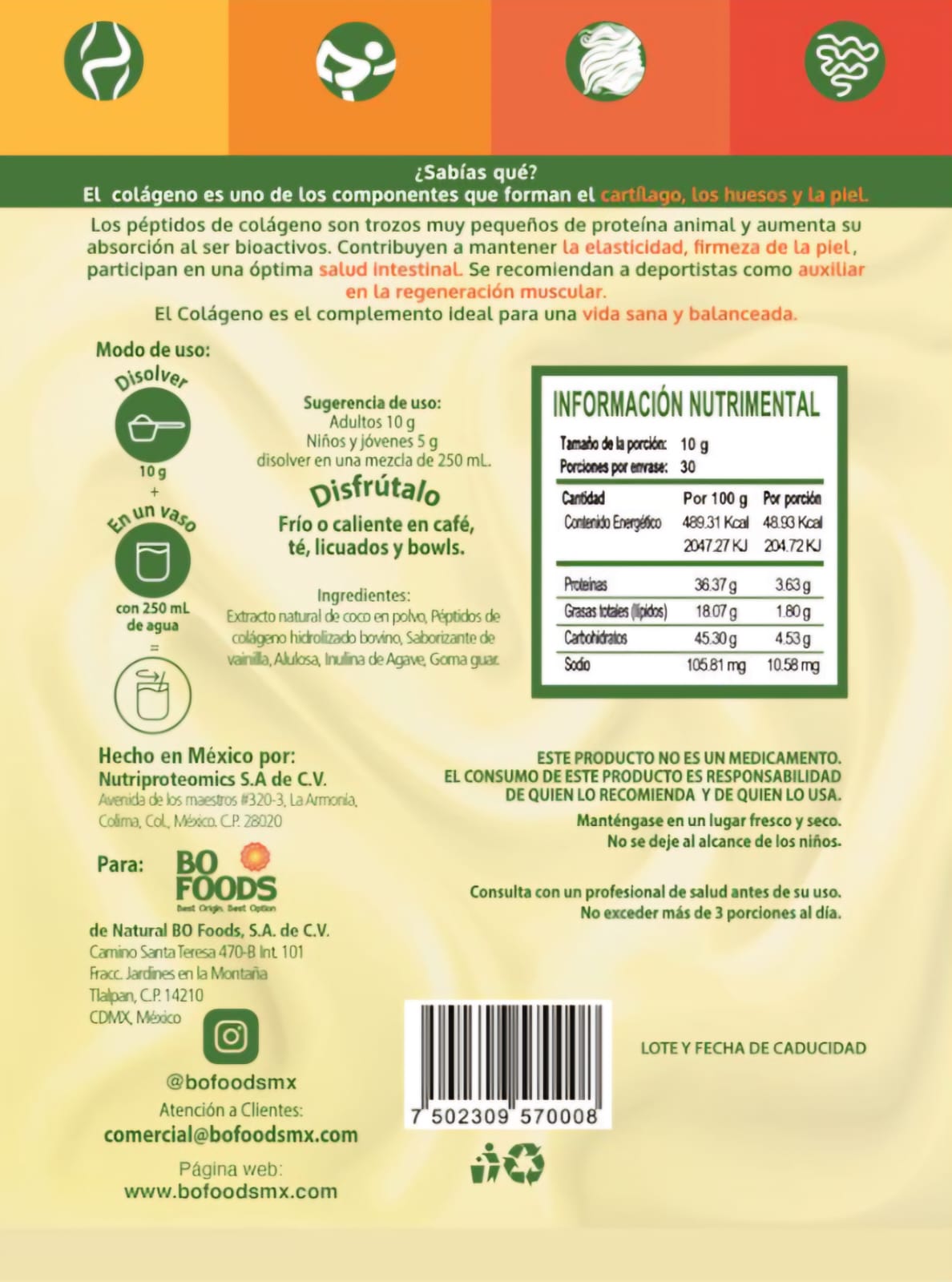COLLAGEN CREAMER Vainilla