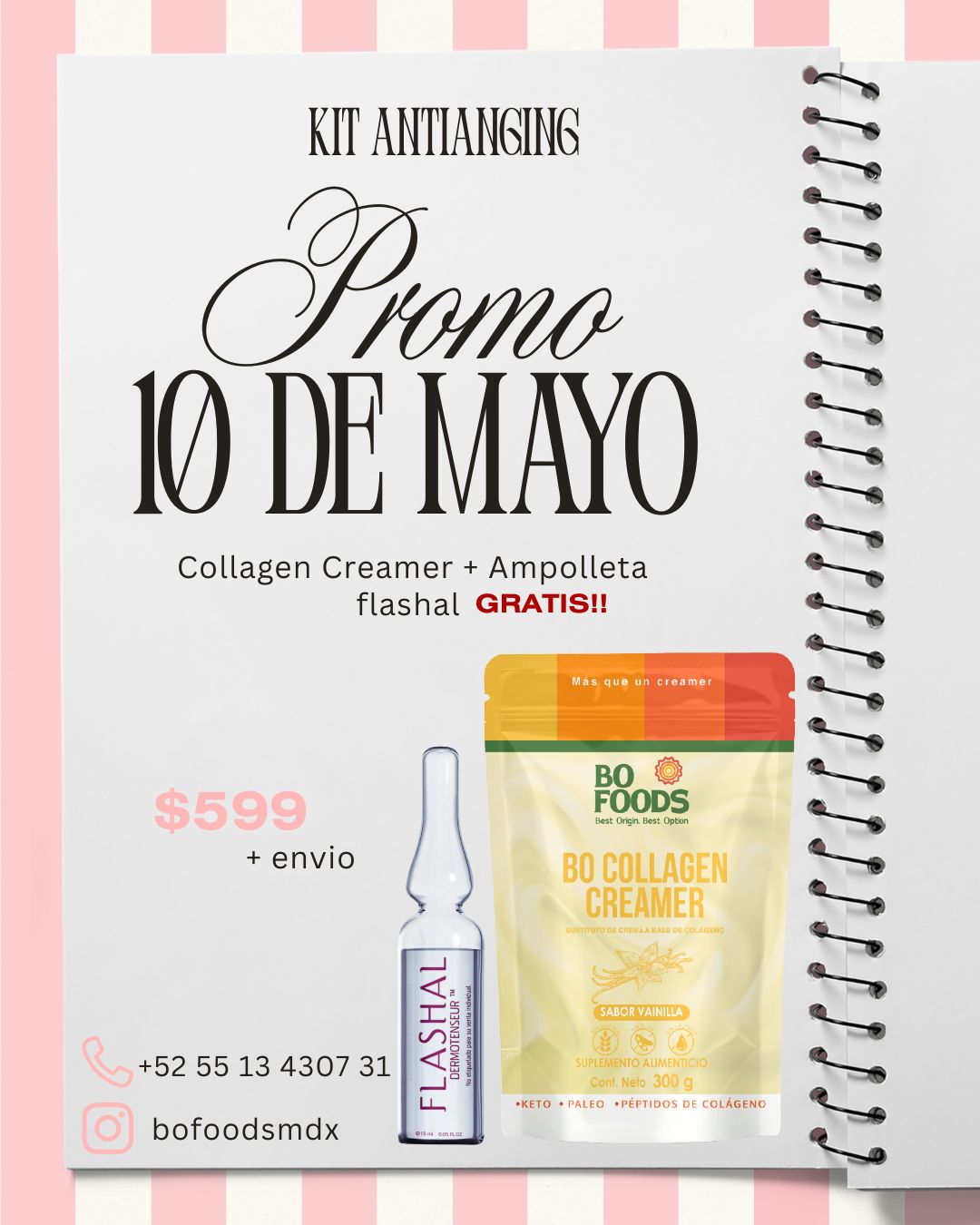 Kit anti edad con colágeno